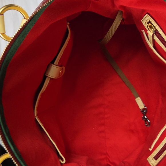 DOONEY & BOURKE NEW Large BONE Florentine Domed Buckle Satchel Handbag PURSE NWT - Picture 8 of 14